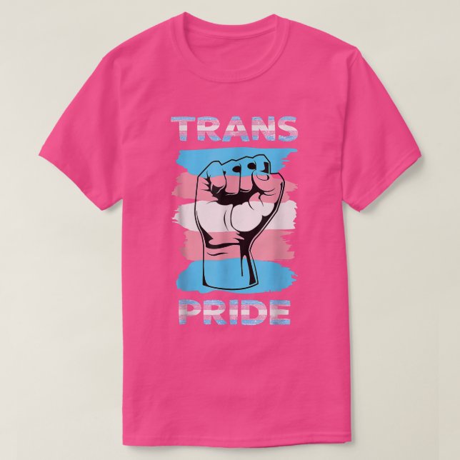 Camiseta Transgender Pride Flag Trans Pride  (Frente do Design)