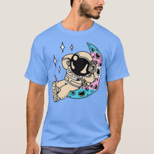 Camiseta Transgênero Astronauta LGBTQ Espacial Moon Trans P