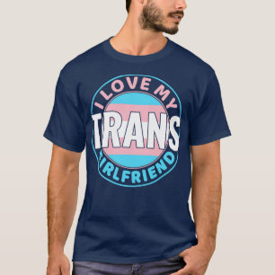 Camiseta Transgênero Eu Amo o meu Trans Namorada LGBT