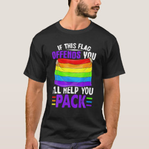 Camiseta Transgênero Se Este Sinalizador Ofender Você O Arc