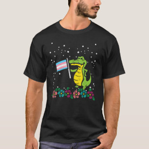 Camiseta Transgêneros Crocodilo Sinalizador Transsexual Org