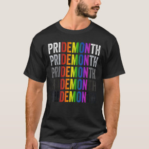 Camiseta Transgêneros LGBT de Orgulho gay mês do Demônio do
