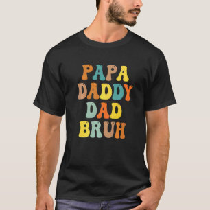 Camiseta Transição para Pais Retroativos Papá Dada Pai Pai