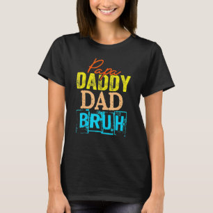 Camiseta Transição para Pais Retroativos Papá Dada Pai Pai