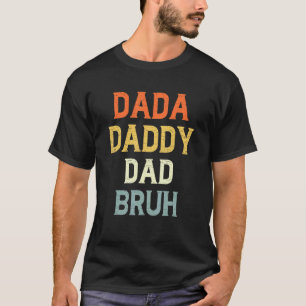 Camiseta Transição para Pais Retroativos Papá Dada Pai Pai 