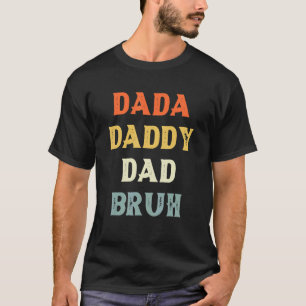 Camiseta Transição para Pais Retroativos Papá Dada Pai Pai
