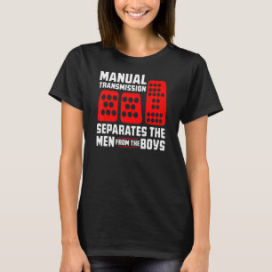Camiseta Transmissão manual de homens separa homens dos rap