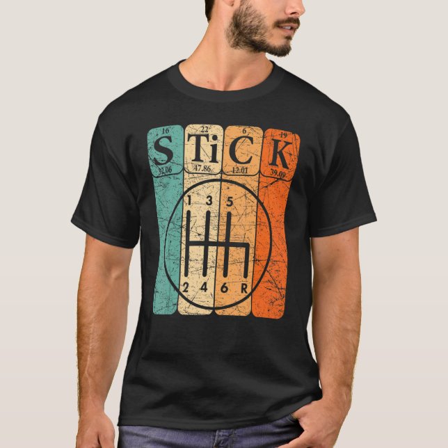 Camiseta Transmissão Manual Elementos de Mesa Periódicos Ge (Frente)