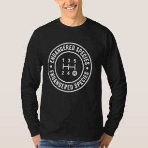 Camiseta Transmissão Manual Espécies Ameaçadas de Extinção