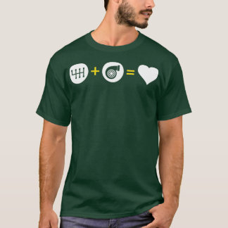 Camiseta Transmissão Manual Mais Turbo Igual ao Amor