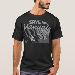 Camiseta Transmissão Manual Três Pedais Salvem os Manuais