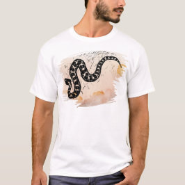 Camiseta Transmute a Cobra do Poison Massasauga no Peach