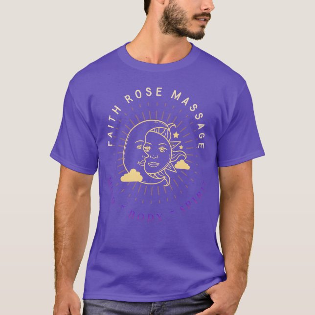 Camiseta Transparent Faith Rose Massage friend (Frente)