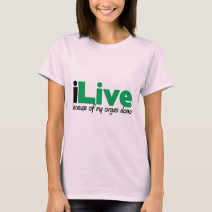 Camiseta transplantação iLive