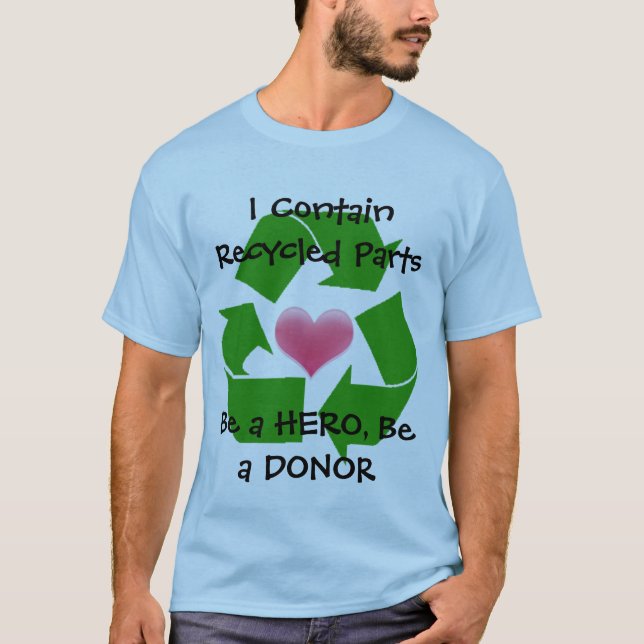 Camiseta Transplantação Recipent (criança) (Frente)