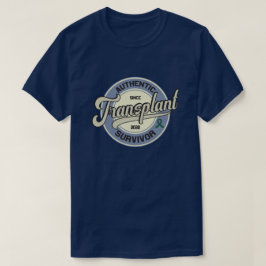 Camiseta Transplante Autêntico Sobrevivente Vintage T-Shirt