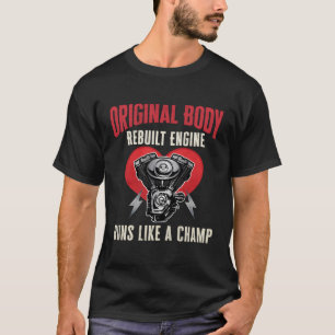 Camiseta Transplante Cardíaco do Motor Reconstruído no Corp