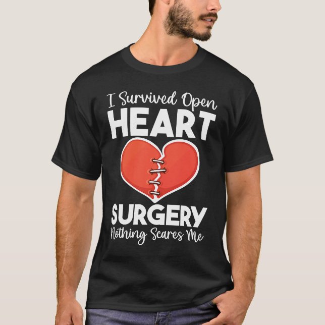 Camiseta Transplante de Cirurgia Cardíaca Aberta Nada Assus (Frente)
