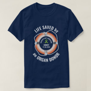 Camiseta Transplante de Órgão Doador de Órgão Costume Náuti