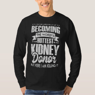 Camiseta Transplante de órgãos de dadores de rins