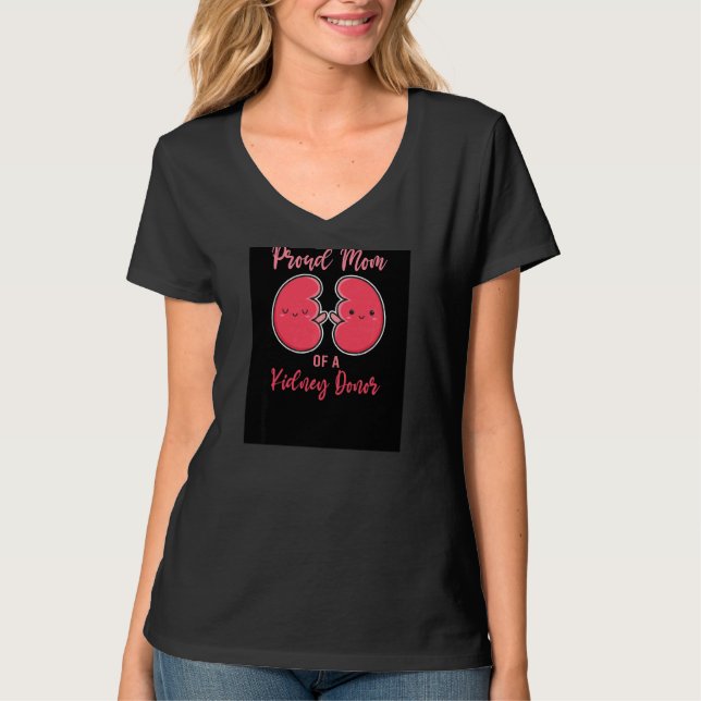 Camiseta Transplante De Órgãos Para Uma Mãe De Um Dono De R (Frente)
