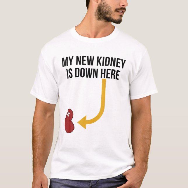 Camiseta Transplante De Rim A Minha Nova Cirurgia De Recipi (Frente)