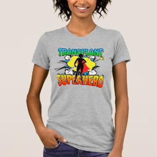 Camiseta Transplante de super heróis Destinatário de Transp