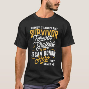 Camiseta Transplante Ney Sobrevivente de transplante de órg