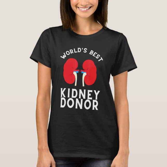 Camiseta Transplante Renal E Destinatário Do Doador De Órgã (Frente)