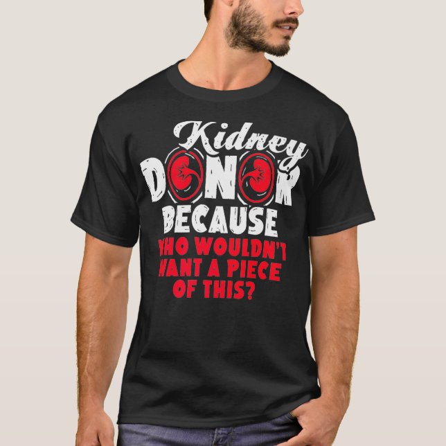 Camiseta Transplante Renal Prêmio do Doador de Órgãos T (Frente)