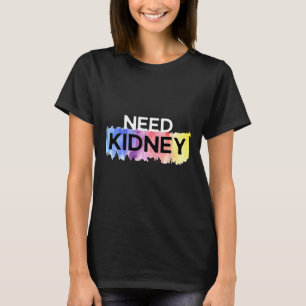 Camiseta Transplante renal Sensibilização para a Doença Ren