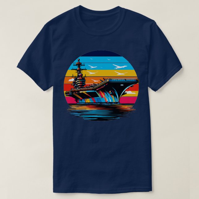 Camiseta Transportadora aérea 6 (Frente do Design)