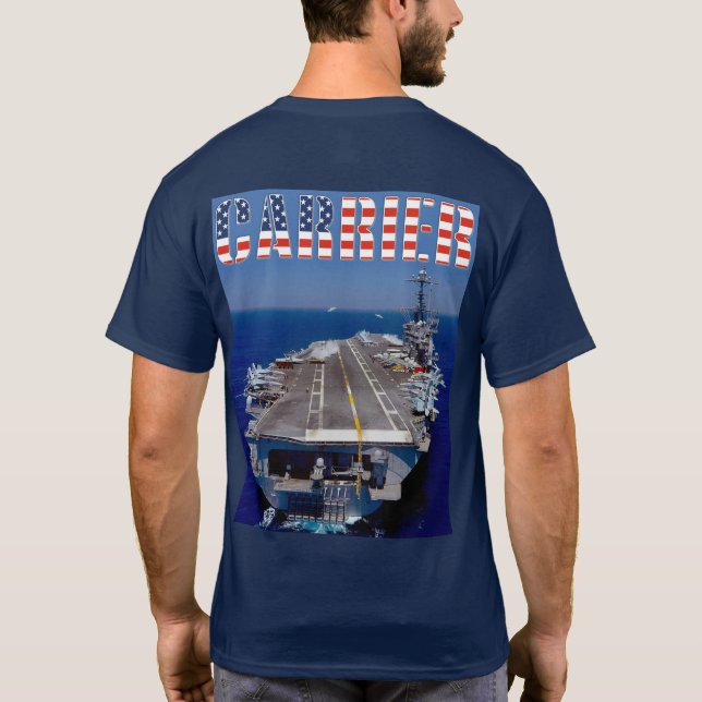CAMISETA TRANSPORTADORA AERONÁUTICA DOS EUA - CVN-74 (Verso)