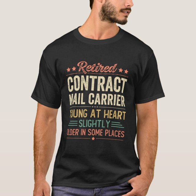 Camiseta Transportadora de Correio Contrato Aposentada (Frente)