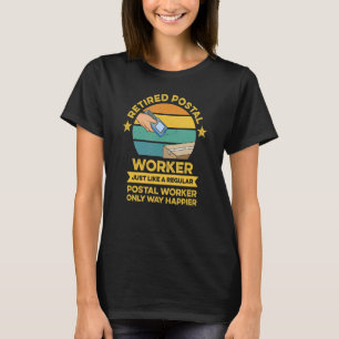 Camiseta Transportadora De Correio Para Um Trabalhador Post