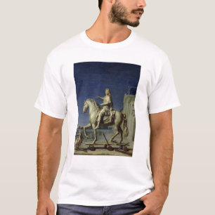 Camiseta Transportando a estátua equestre de Louis