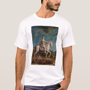 Camiseta Transportando a estátua equestre de Louis XIV