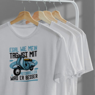 Camiseta Transporte de Patinete Azul