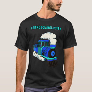 Camiseta Transporte ferroviário de comboios Fretes Ferroequ