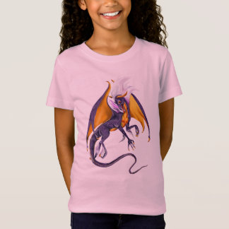Camiseta Transporte roxo da planície do dragão