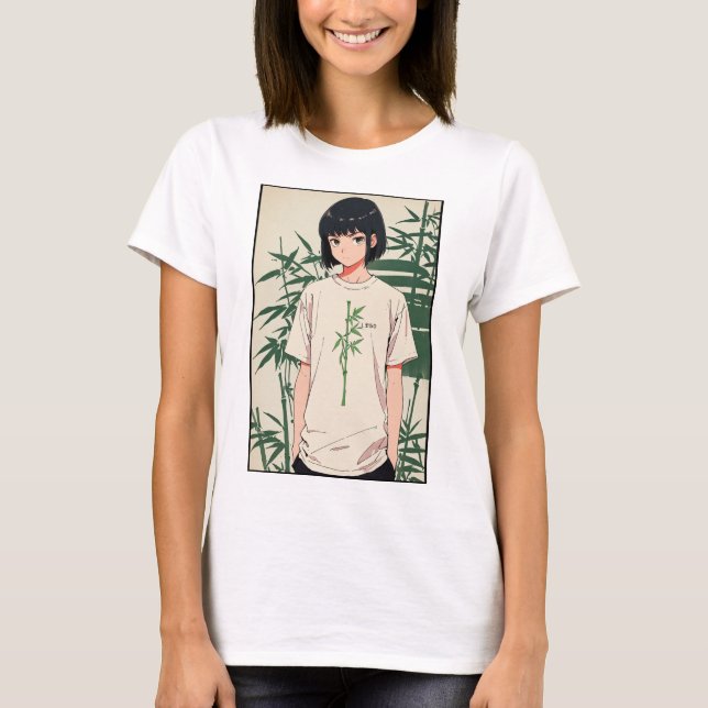 Camiseta Transquil Bamboo Stalk T-shirt (Frente)
