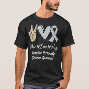 Camiseta Transtorno da Personalidade Borderline Love Hope S