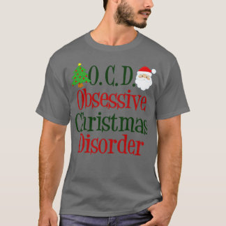 Camiseta Transtorno de Natal Bastante Obsessivo
