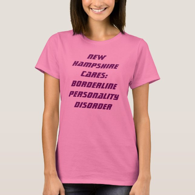 Camiseta Transtorno de personalidade da fronteira - (Frente)