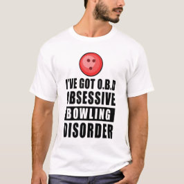 Camiseta Transtorno Obsessivo de Boliche - Citação Divertid