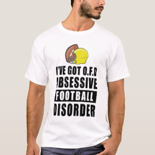 Camiseta Transtorno Obsessivo de Futebol - Citação Divertid