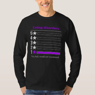Camiseta Transtornos Alimentares Muito ruim não recomendo