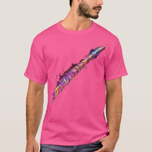 Camiseta Transversal Flute Music Inversor F