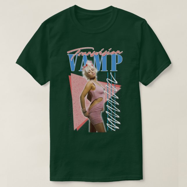 Camiseta Transvision Vamp 80s Retro FaN Art (Frente do Design)