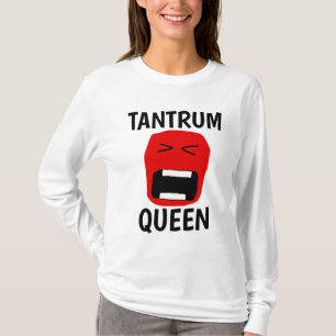 Camiseta TRANTRUM QUEEN Engraçado Damas T-Shirts